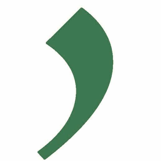 Green Apostrophe Logo for Cousin's Cannabis Insurance