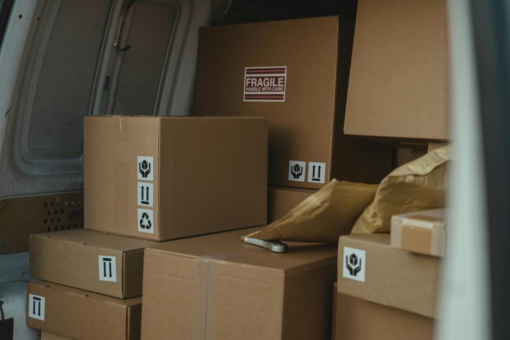 Stacked boxes Cannabis METRC