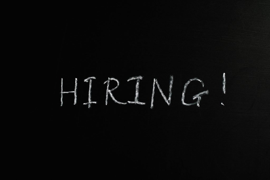 Hiring sign cannabis hiring
